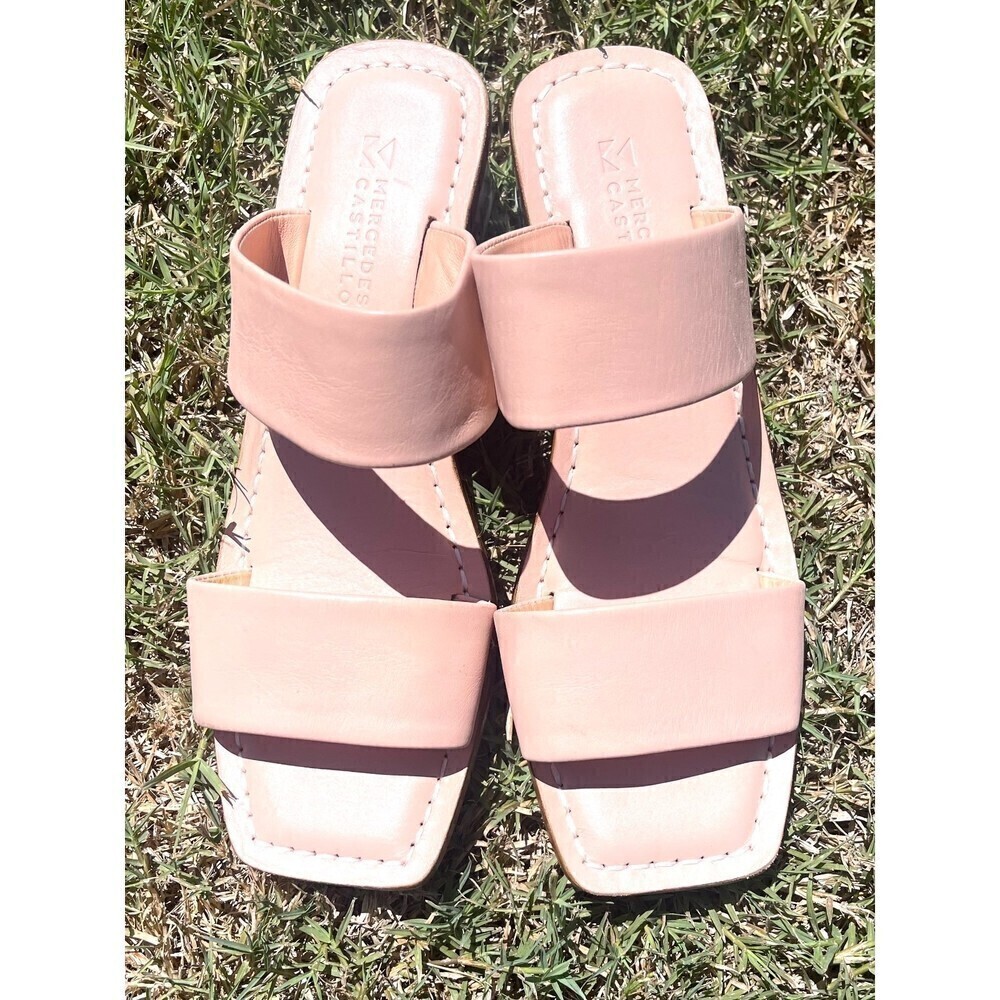 Mercedes Castillo Women's Lavinia Pink Peach Sandal 7.5